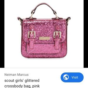 Kate Spade pink glitter, scout bag